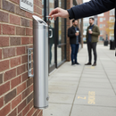 Premium Wall Mounted Aluminium Ashtray Bollard - Durable and High-Performance Outdoor Waste Management Solution