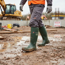 Premium Full Safety Wellington Boots with Steel Toe Cap and Insulation for Industrial Use