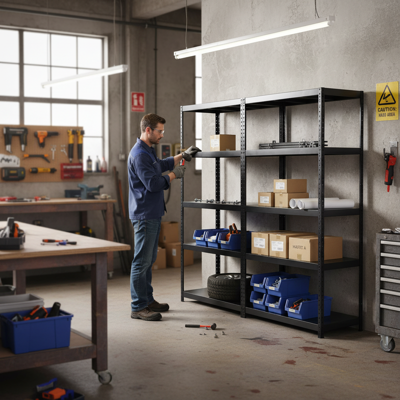 Premium Metal Shelving - 1800mm High - 90/130kg Capacity - Ideal for Storage