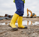 Premium Heavy Duty Full Safety Wellingtons S5 with Steel Toe Cap and SRC Approved Slip Resistance
