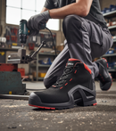 Professional Heavy Duty Lace-Up Safety Boots with Slip Resistance and ESD Compliance for Optimal Protection and Comfort