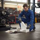 Premium Triple Weight Hydraulic Oil and Fuel Absorbent Pads - Dispenser Box (Pack of 25)