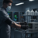 Professional Adult Sphygmomanometer Cuff with Velcro Closure and Dual Tube Design, 54.5 x 14.5 cm