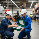 Professional 1 Person First Aid Kit with Sterile Dressings, Cleansing Wipes, and Bandages for Emergency Preparedness
