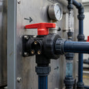 1½in BSP Female 3-Way T Port Polypropylene Ball Valve, 10 Bar