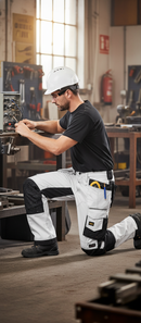Premium Loose Fit Work Trousers with Holster Pockets and 4-Way Stretch Fabric for Enhanced Mobility