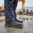 Premium Heavy Duty Safety Boot with Steel Toe Protector and Water-Repellent Leather Upper for Excellent Ankle Support