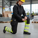 Premium Women's Hi-Vis Trousers with Two-Way Stretch and Holster Pockets for Enhanced Mobility and Comfort