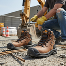 Premium High-Performance Safety Boot with Ankle Support and Water-Repellent Leather for Industrial Use