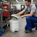 Premium Small 8 Litre Pedal Bin with Easy Press Open Lid for Convenient Waste Disposal