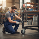 100mm Premium Swivel Plate Castor with Heavy Duty Load Capacity