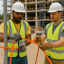 Heavy-Duty Polypropylene Rope 6mm x 500m – Orange, 3-Strand Twisted Draw Cord for Cable Pulling, Industrial, Agricultural & Marine – 550kg Strength