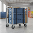 100mm Diameter Heavy Duty Wheel with Grey Thermoplastic Rubber