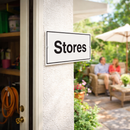 Stores Sign – 1mm Rigid Plastic – Indoor & Outdoor Use