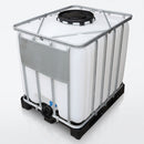 1000 Litre IBC Container, 3in Valve, 400mm Lid, HDPE, Recycled Plastic Pallet (view 2)