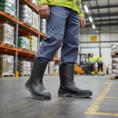 Premium Zip-Up Safety Boot with Insulated Sole and Composite Toe Protection for Challenging Environments