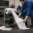 Premium Twinpack Oil and Fuel Quick-Rip Absorbent Roll 31cm x 30m