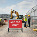 Premium Access Only Road Sign - 1050x750mm, Engineer Grade Retroreflective, Chapter 8 Compliant for Safe Access