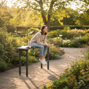 Premium Outdoor Mild Steel Perch Bench with Galvanized Finish for Public Spaces - High-Quality Professional Grade for Industrial and Commercial App...
