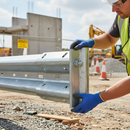 Professional Pedestrian Friendly Scroll Armco Barrier End Cap - Galvanized Steel with Rounded Edges for Safety in High Traffic Areas
