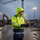 Premium Class 3 Hi-Vis Winter Parka with Quilted Lining, Waterproof Design, and Detachable Hood for Enhanced Comfort and Mobility
