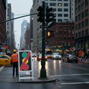 Premium Traffic Lights Out Of Order Sign - Durable 4mm Correx for Temporary Use - High-Quality Professional Grade for Industrial and Commercial App...