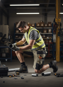 Premium Slim Fit Work Shorts with Stretch Fabric and Cordura Reinforcements for Enhanced Durability