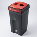 100 Litre Recycling Bin with Twin Hole Aperture (view 2)