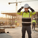 Premium Safety Helmet with Mid Peak and Vented Design for Comfort