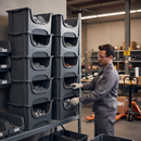 50L Heavy Duty Stacking Pick Bins - Ideal for Storage Solutions