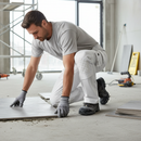 Premium Lightweight Work Trousers with Kneepad Pockets and Click Pocket System - Durable, Stretchy, Water Repellent Fabric
