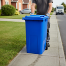 Premium Heavy Duty Wheelie Bin for Paper/Cardboard 240 Litre with Durable Weather-Resistant Design and Secure Hinged Lid