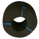 12mm Black Polypropylene Rope 3 Strand – Heavy-Duty, UV & Weatherproof | 50m Coil