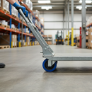 80mm Diameter Premium Elastic Rubber Tyred Wheel with Nylon Centre