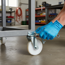 100mm Premium Swivel Bolt Hole Castor Nylon Wheel with 200Kg Capacity