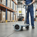 80mm Diameter Premium Wheel with Grey Rubber Tyre