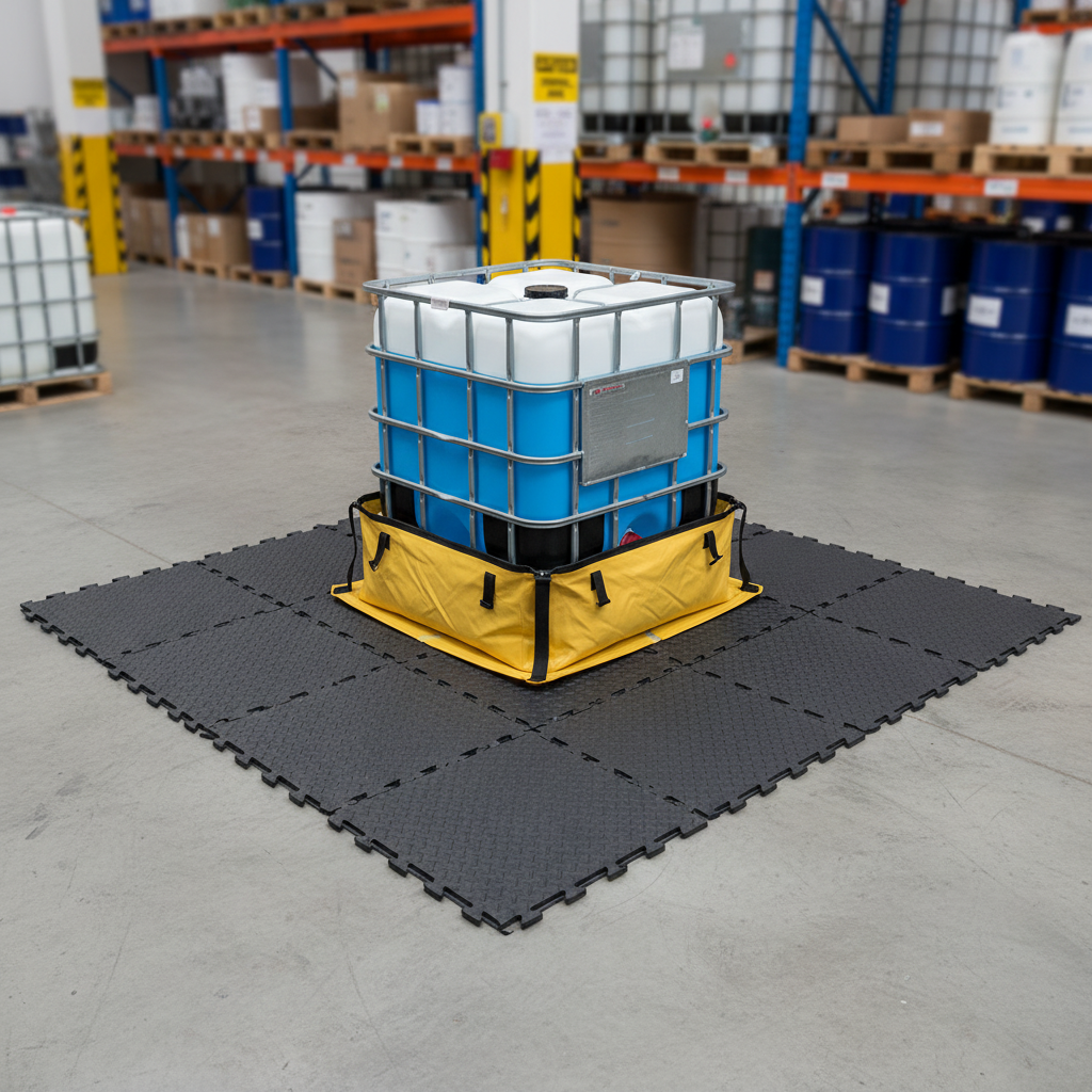 Premium Foam Ground Mat for Fuel and Chemical Spill Containment (150x1