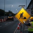 Premium Type A Road Sign Light for 76mm Posts - LED with Anti-Rotational Bracketry and 900mm Height Illumination