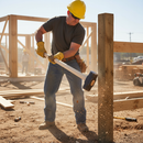 Premium Heavy Duty Sledge Hammer with Grade-A Hickory Handle - Various Sizes for Demolition and Construction