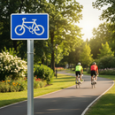 Premium Cycle Route Sign Diagram 967 for Carriageway Use - Inform Motorists and Cyclists