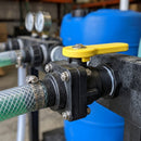 2in Stubby Polypropylene Ball Valve – Female & Male Thread
