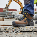 Premium Midcut Safety Boot with Fiberglass Toe Cap, ESD Function, and Slip-Resistant Outsole for Enhanced Grip
