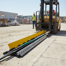 Premium Cable Hose Protection Ramp - 1200mm Yellow, Durable and Flexible for Vehicle and Pedestrian Safety
