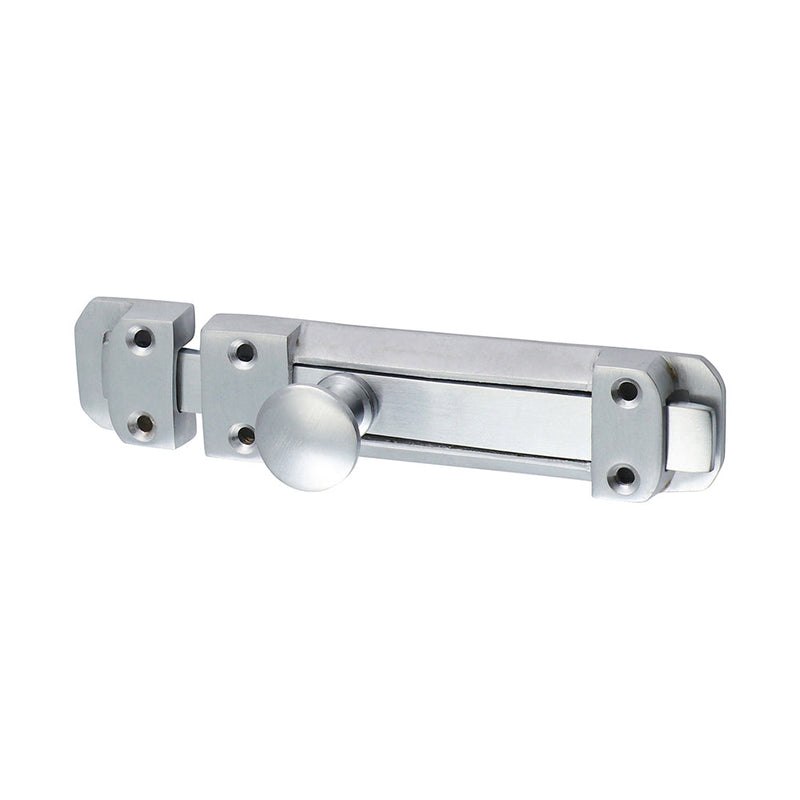 Contract Flat Section Bolt - Satin Chrome - 135 x 30mm