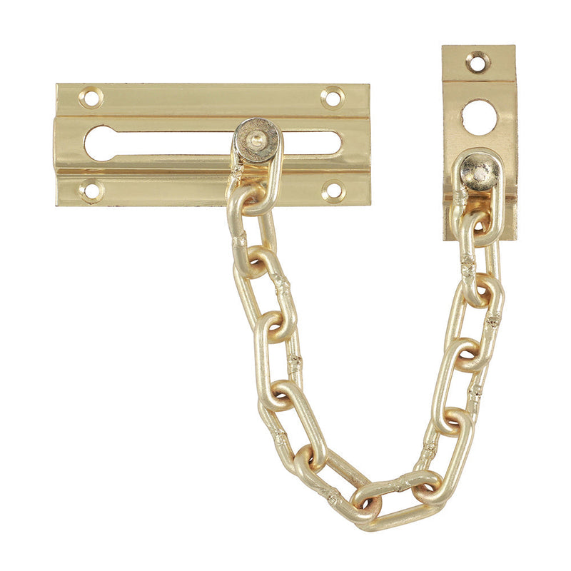 Door Chain - Electro Brass - 85mm