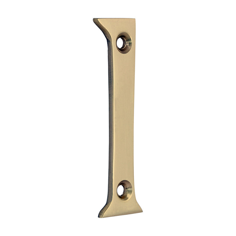 Door Numeral 1 - Polished Brass - 75mm