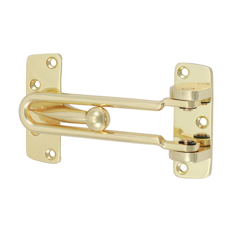 Door Restrictor - Electro Brass - 107mm