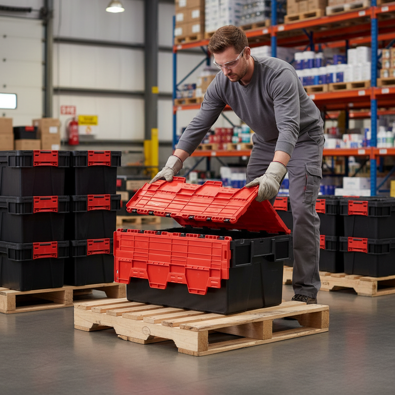 Durable Heavy Duty Tote Boxes - 3 Sizes Available