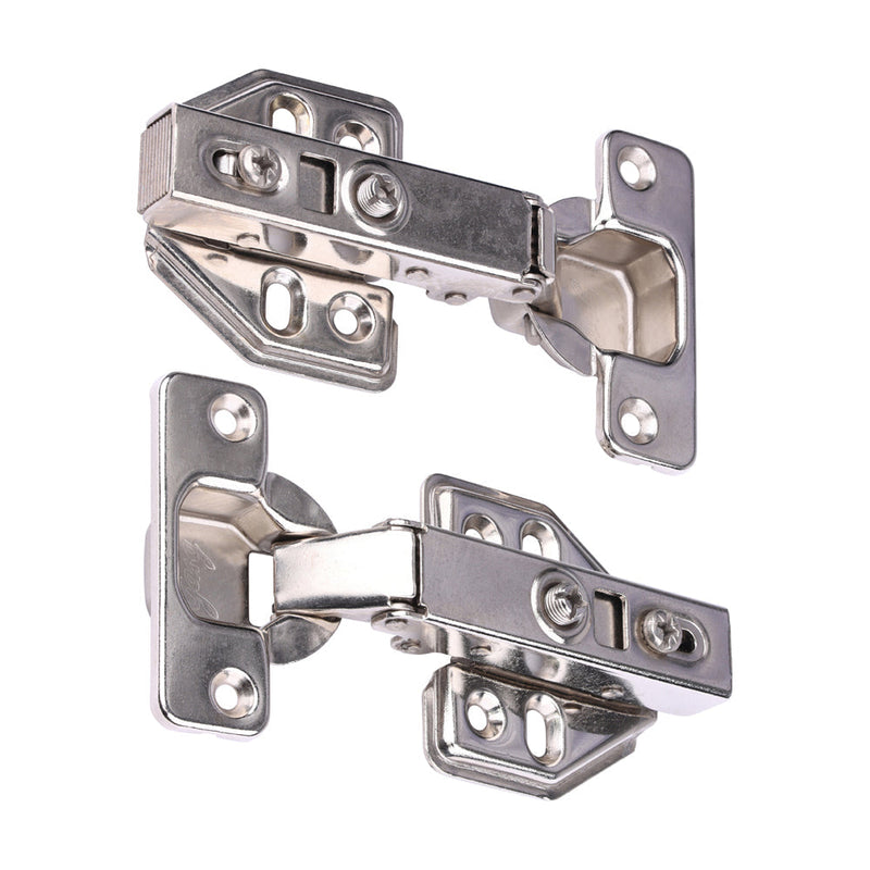 Clip-On Cabinet Hinges - Nickel - 90 Degree