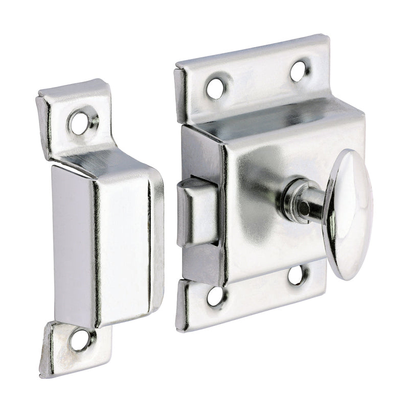 Cupboard Catch - Nickel - 38 x 56